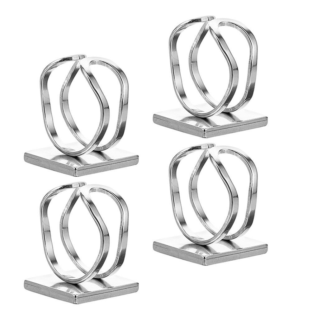 4 stuks vierkante ringonderdel - Jewelry Making Gemstones recensie en prijs