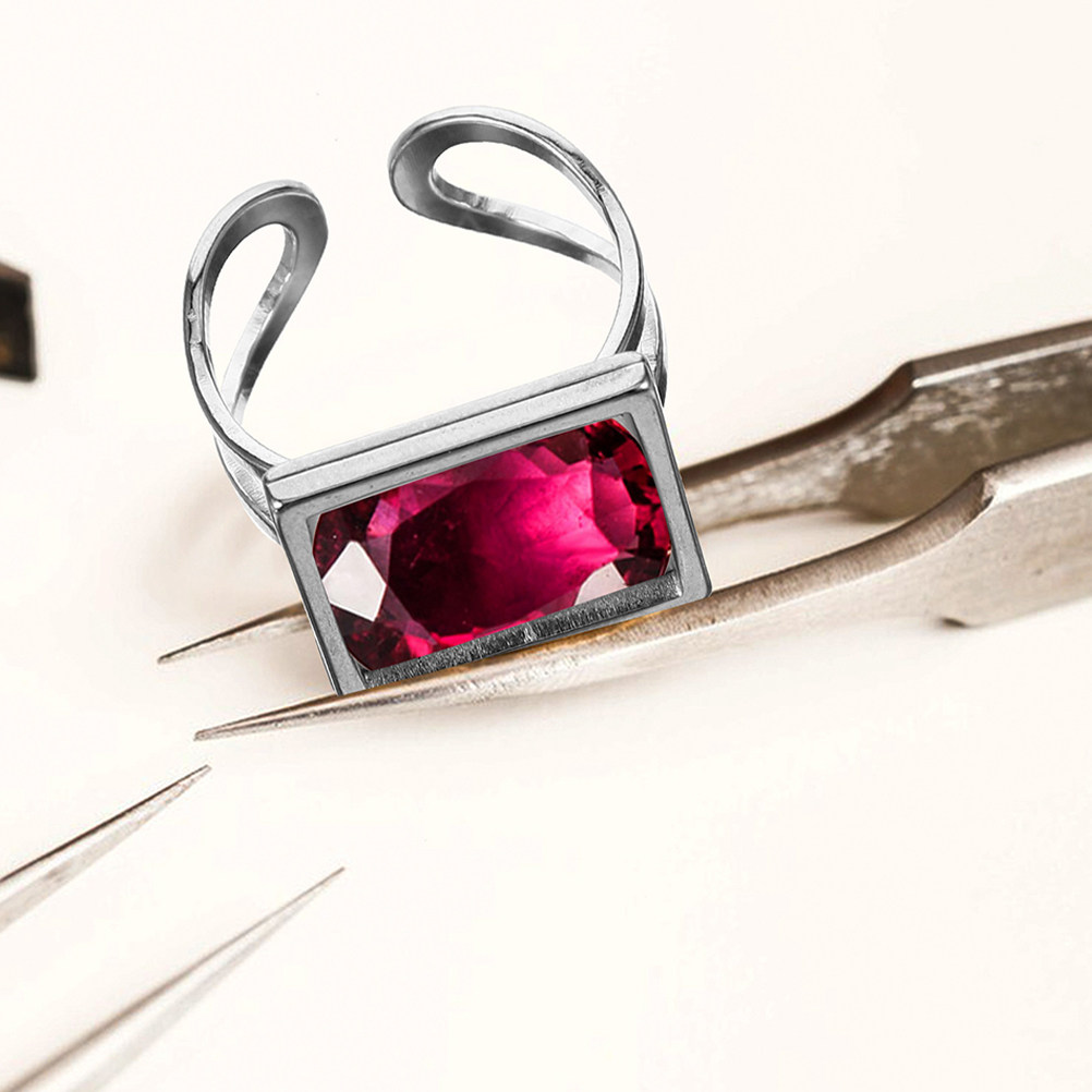4 stuks vierkante ringonderdel - Jewelry Making Gemstones recensie en prijs