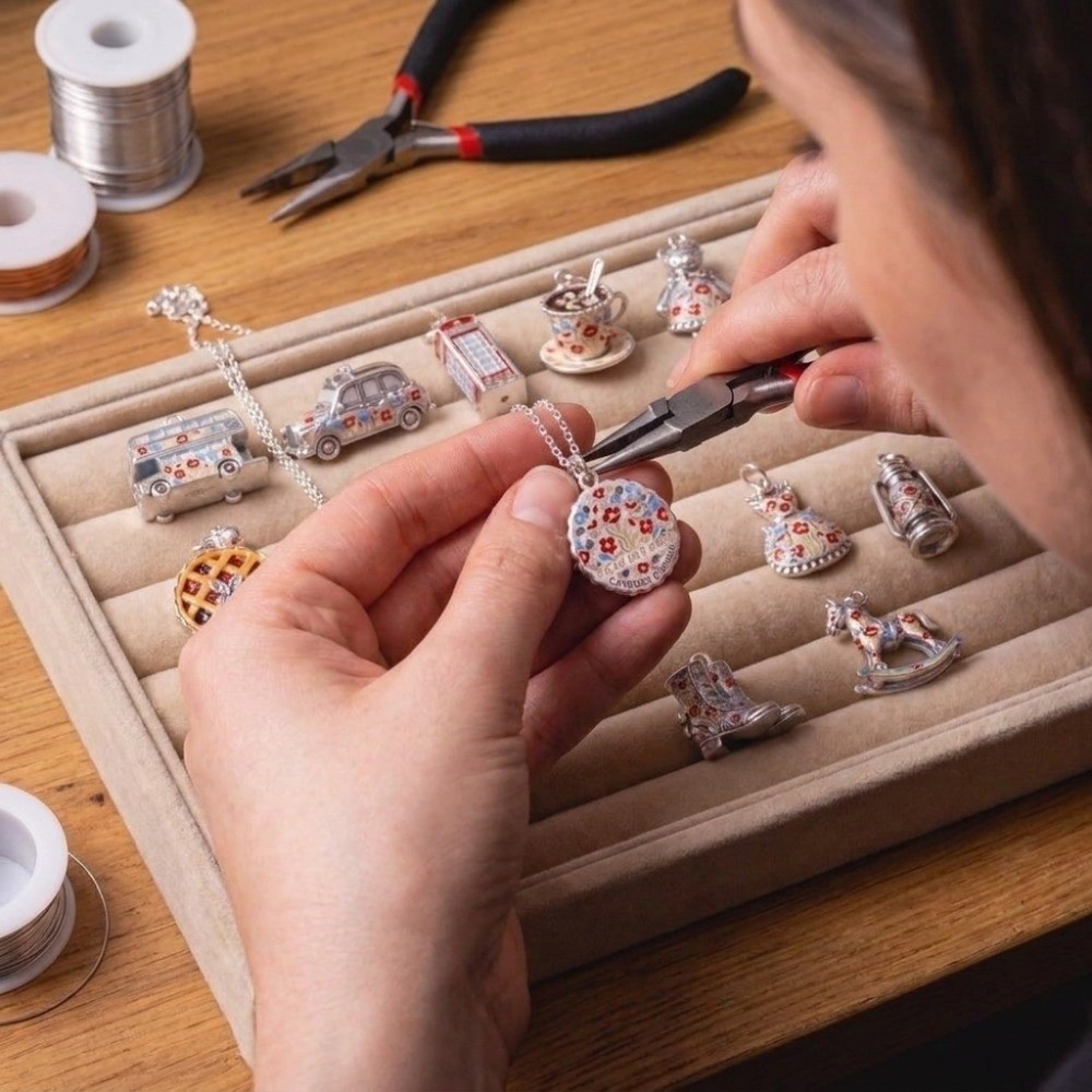 RVS cartoon hangers, miniatuur - Jewelry Making London recensie en prijs