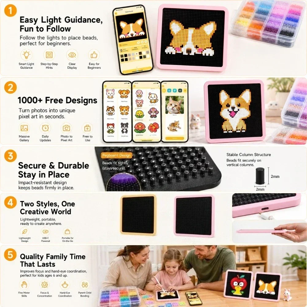 LED Smart Fuse Bead Pegboard,  - Jewelry Making Board recensie en prijs