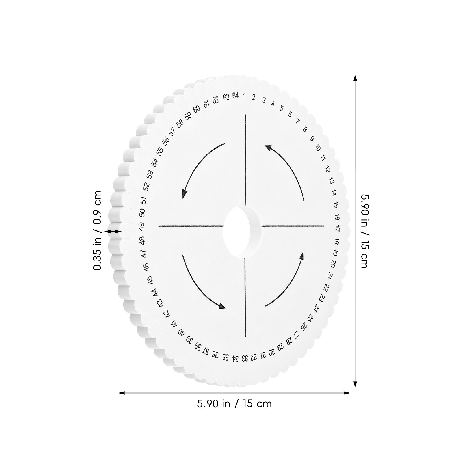 Ronde Kumihimo vlechtplaten, 5 - Jewelry Making Board recensie en prijs